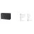 DEROMA MILLENNIUM FENCE ANTRACIT 98x37x62 cm
