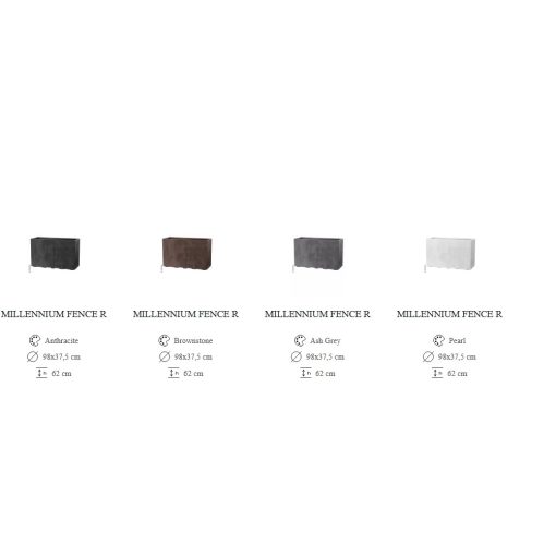 DEROMA MILLENNIUM FENCE HAMUSZÜRKE 98x37x62 cm