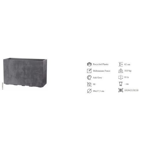 DEROMA MILLENNIUM FENCE HAMUSZÜRKE 98x37x62 cm