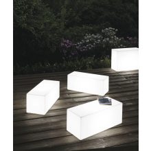 KUBE Light bench 100x40x40 cm
