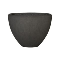  Polystone Oval Smoke kaspó