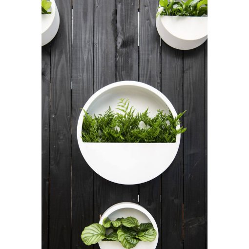 Potterypots Wally (hanging) White