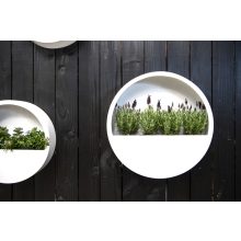 Potterypots Wally (hanging) White