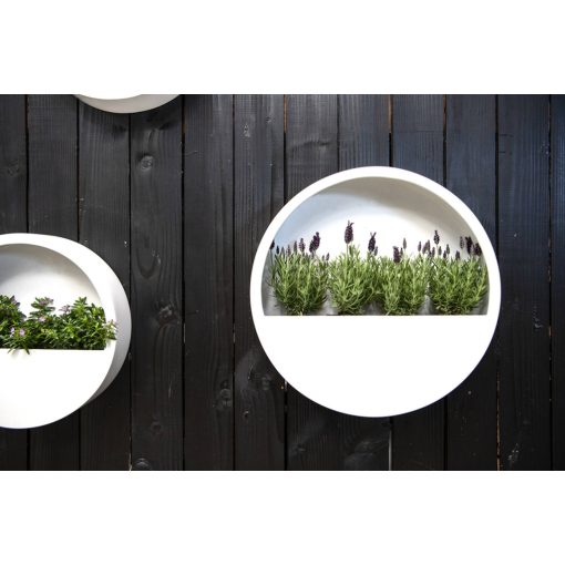 Potterypots Wally (hanging) White