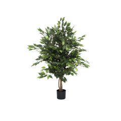 Fikusz fa S, Zöld 120 cm Műnövény