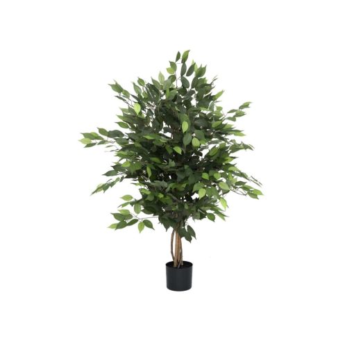 Fikusz fa S, Zöld 120 cm Műnövény