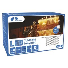 Toldható LED fényháló két méretben