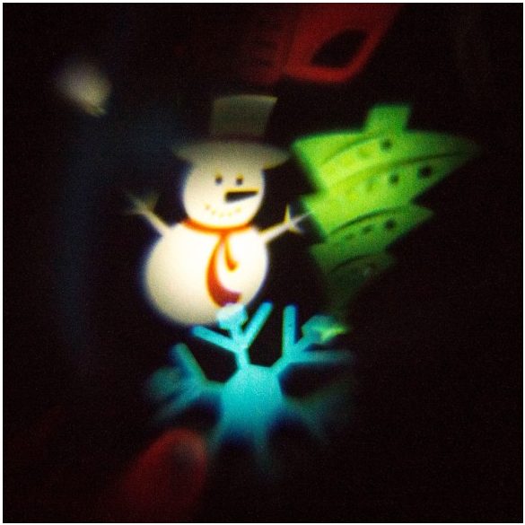 Az ünnep szimbólumai - Karácsonyi mintás projektor