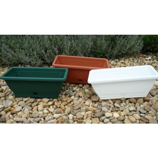 Monaco balkonláda alátéttel 40 cm