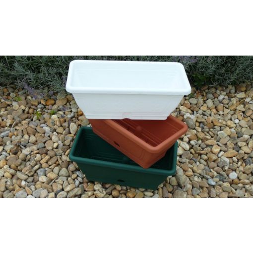 Monaco balkonláda alátéttel 40 cm