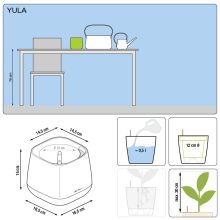 Lechuza YULA kaspó All-in-One Set