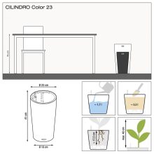 Lechuza CILINDRO Color All-in-One Set 