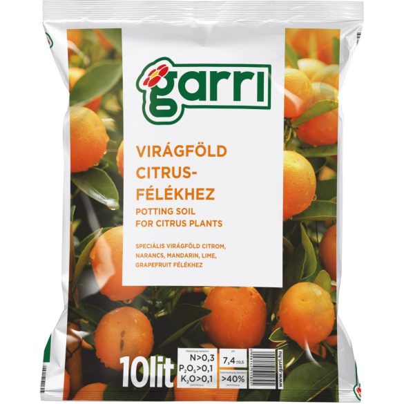 GARRI Virágföld citrusfélékhez 10 Literes