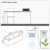 Lechuza Cube Glossy Triple + Lechuza Cube Glossy 14