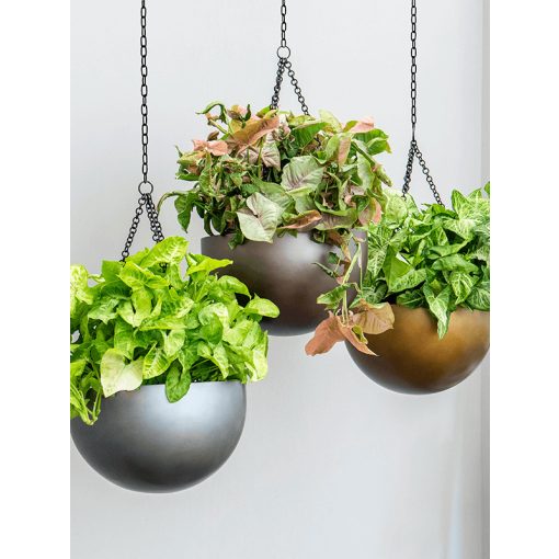 Baq Gradient Hanging Bowl Matt Grey 