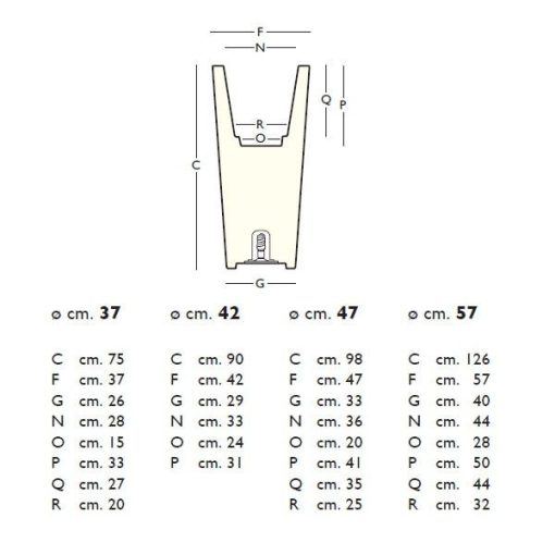 Ilie Vaso Gloss ghiveci lucios alb