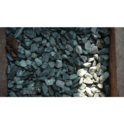 Kerti díszkavics: Verde Alpi kavics (zöld) 25 Kg