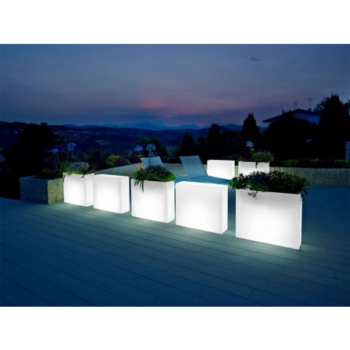 Kube High cassetta light ghiveci luminos