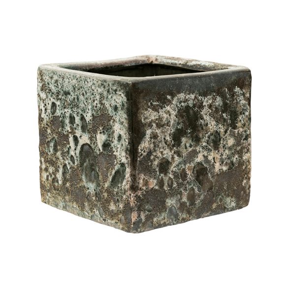 Lava Cube Relic Jade kaspó