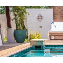 Luxor Couple türkiz kaspó 55x55 cm 