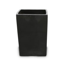 Luxor Linea ghiveci negru din ceramică 43x43x60 cm
