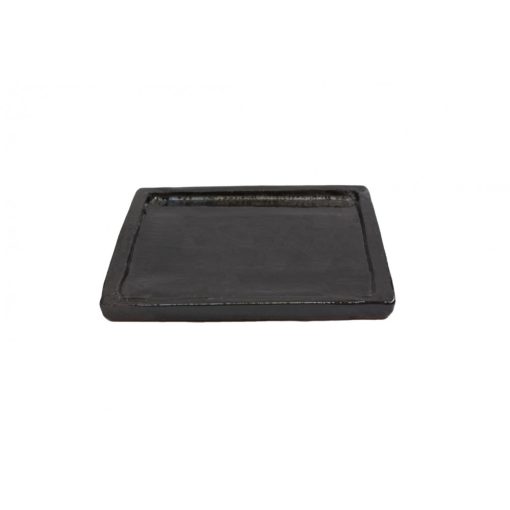 Luxor Linea ghiveci negru din ceramică 43x43x60 cm