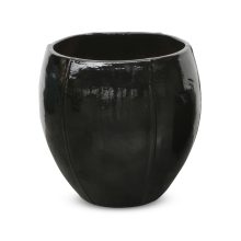 Luxor Couple ghiveci negru din ceramică 55x55 cm