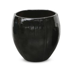 Luxor Couple fekete kerámia kaspó 55x55 cm 