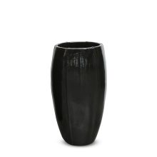 Luxor Moda ghiveci decorativ negru din ceramică 44x77 cm