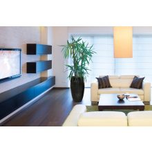 Luxor Moda ghiveci decorativ negru din ceramică 44x77 cm