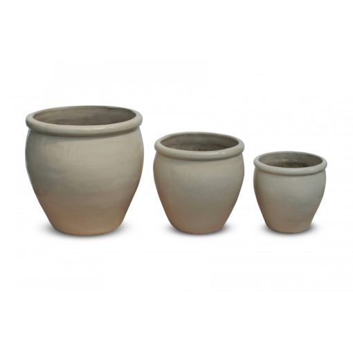 Luxor Pálma Bézs kerámia kaspó 65x65 cm 