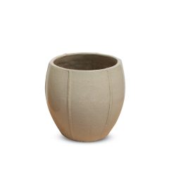 Luxor Couple Beige ceramic planter 40x40 cm
