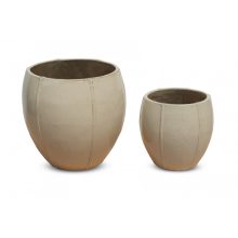 Luxor Couple ghiveci ceramic bej 40x40 cm