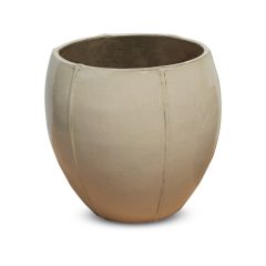 Luxor Couple Beige ceramic planter 55x55 cm