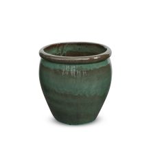 Luxor Pálma Rain Green ghiveci ceramic 50x50 cm
