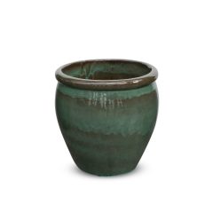 Luxor Pálma Rain Green kerámia kaspó 50x50 cm 