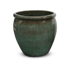 Luxor Pálma Rain Green kerámia kaspó 65x65 cm