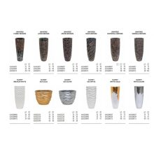 Luxe Lite Universe Comet bronze kaspó