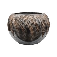 Luxe Lite Universe Comet Globe Bronze Kaspó