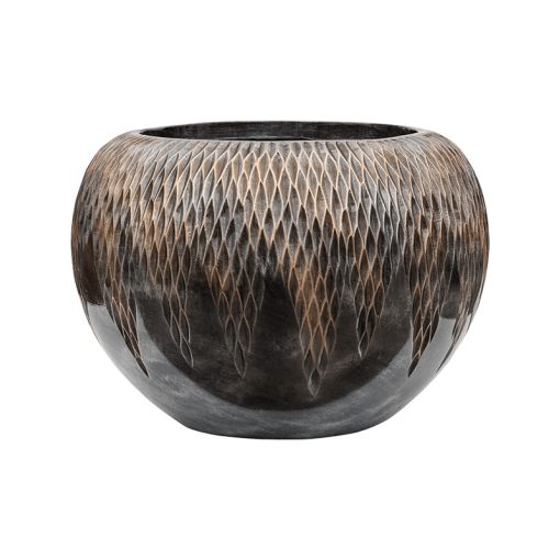 Luxe Lite Universe Comet Globe Bronze Kaspó