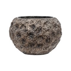 Luxe Lite Universe Moon Globe bronze planter