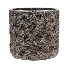 Luxe Lite Universe Moon Cylinder bronze planter