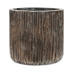Luxe Lite Universe Waterfall Cylinder bronze planter