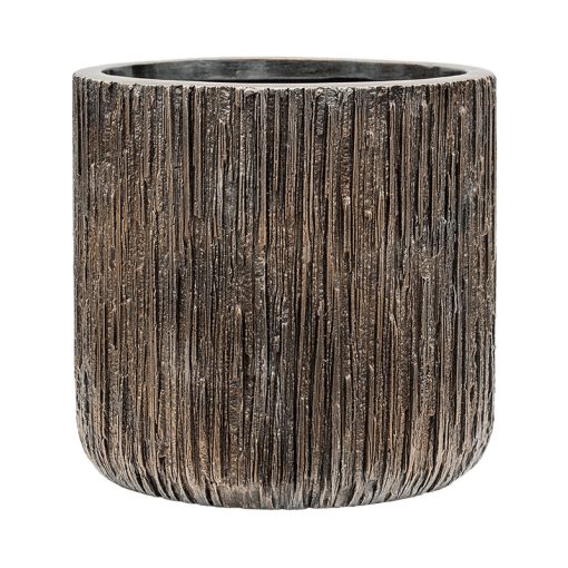 Luxe Lite Universe Waterfall Cylinder bronze kaspó