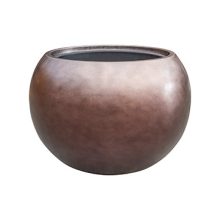 Metallic Globe Matt Coffee ghiveci decorativ