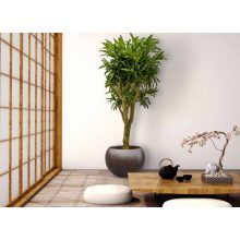 Metallic Globe Matt Coffee ghiveci decorativ