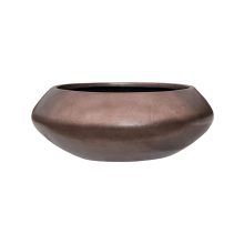 Metallic Silver leaf Bowl Ufo Matt Coffee ghiveci decorativ