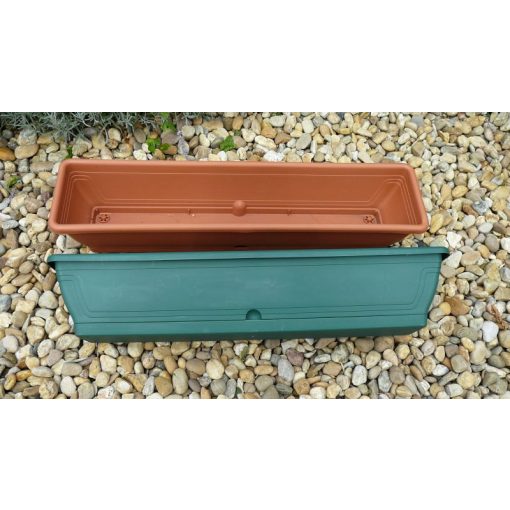 Monaco balkonláda alátéttel 80 cm