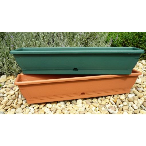 Monaco balkonláda alátéttel 80 cm