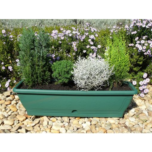 Monaco balkonláda alátéttel 80 cm